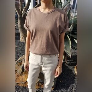 Classic Brown Short Sleeve Women's Tee